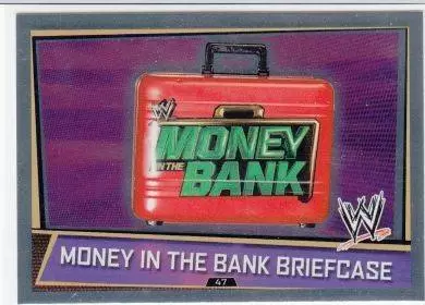 WWE Slam Attax Superstars Trading Cards - Money In The Bank Briefcase