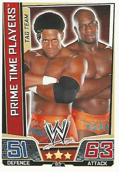WWE Slam Attax Superstars Trading Cards - Prime Time Players
