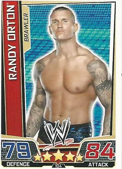 WWE Slam Attax Superstars Trading Cards - Randy Orton