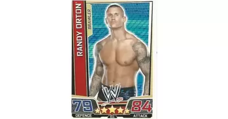 #323 RKO Randy Orton Finishers WWE Slam Attax Reloaded Trading Card