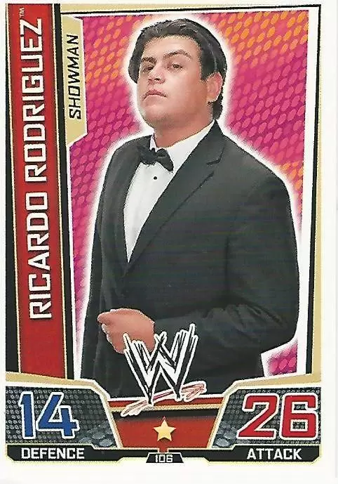 WWE Slam Attax Superstars Trading Cards - Ricardo Rodriguez