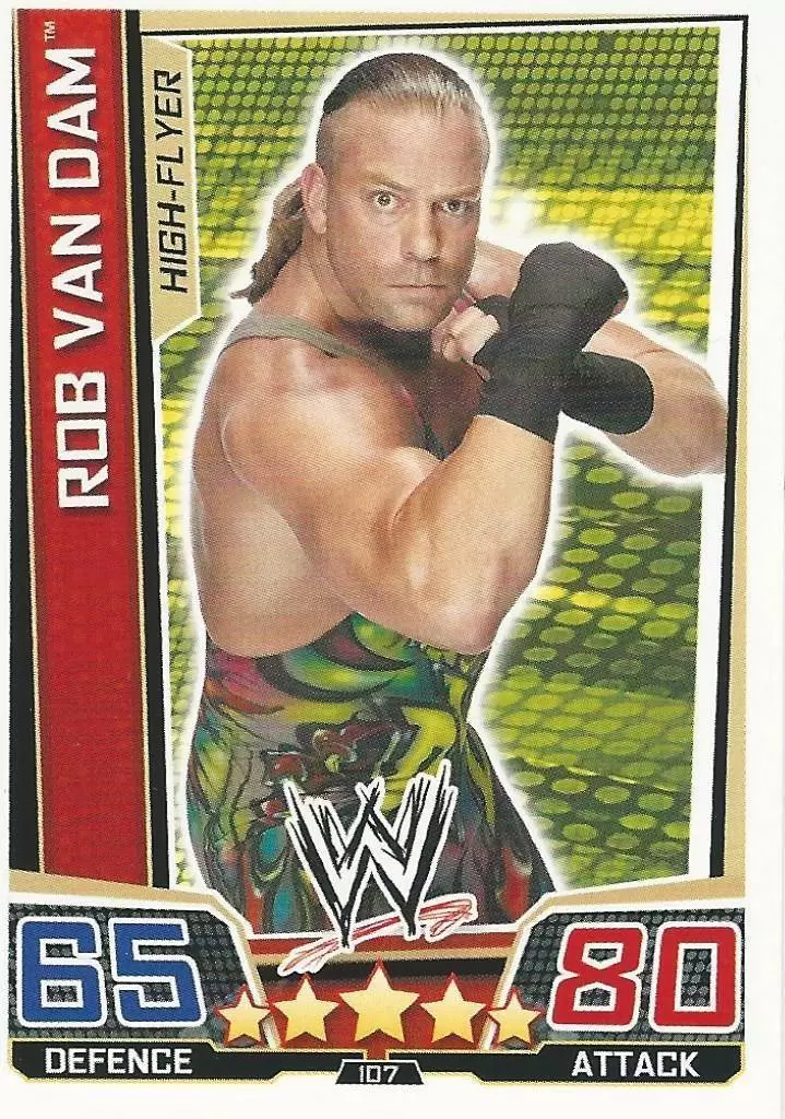 WWE Slam Attax Superstars Trading Cards - Rob Van Dam
