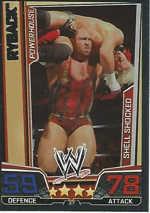 WWE Slam Attax Superstars Trading Cards - Ryback