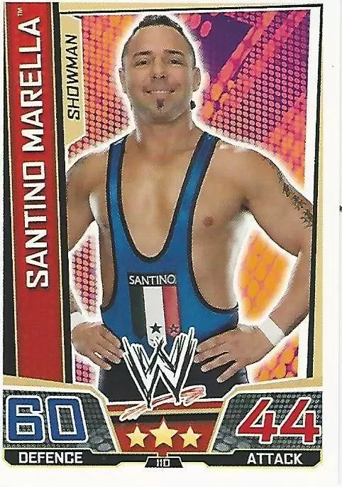 WWE Slam Attax Superstars Trading Cards - Santino Marella