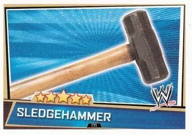 WWE Slam Attax Superstars Trading Cards - Sledgehammer
