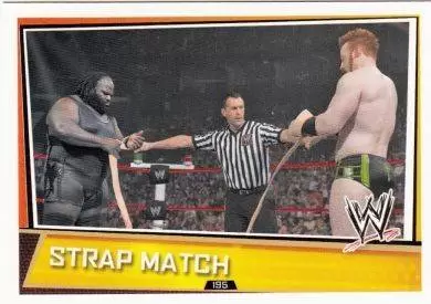 WWE Slam Attax Superstars Trading Cards - Strap Match