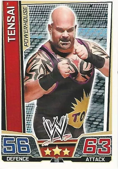 WWE Slam Attax Superstars Trading Cards - Tensai