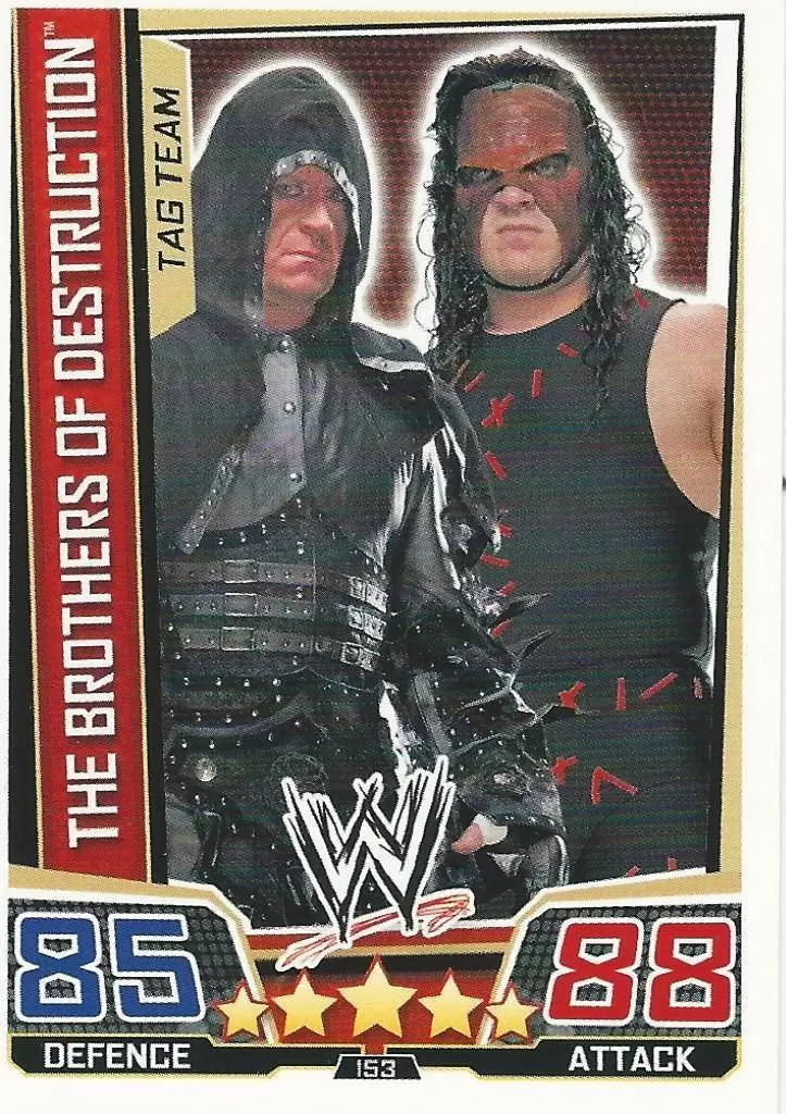 WWE Slam Attax Superstars Trading Cards - The Brothers Of Destructio...