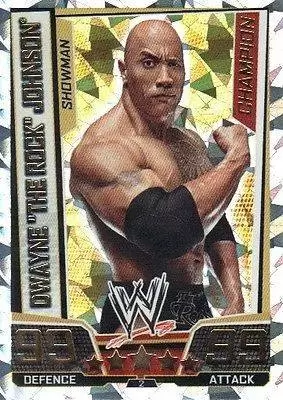 WWE Slam Attax Superstars Trading Cards - The Rock - Champion