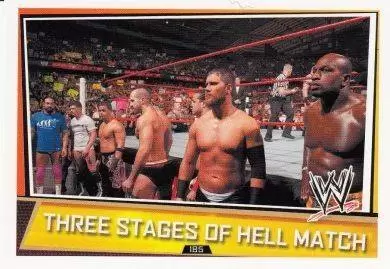 WWE Slam Attax Superstars Trading Cards - Three Stages Of Hell Match