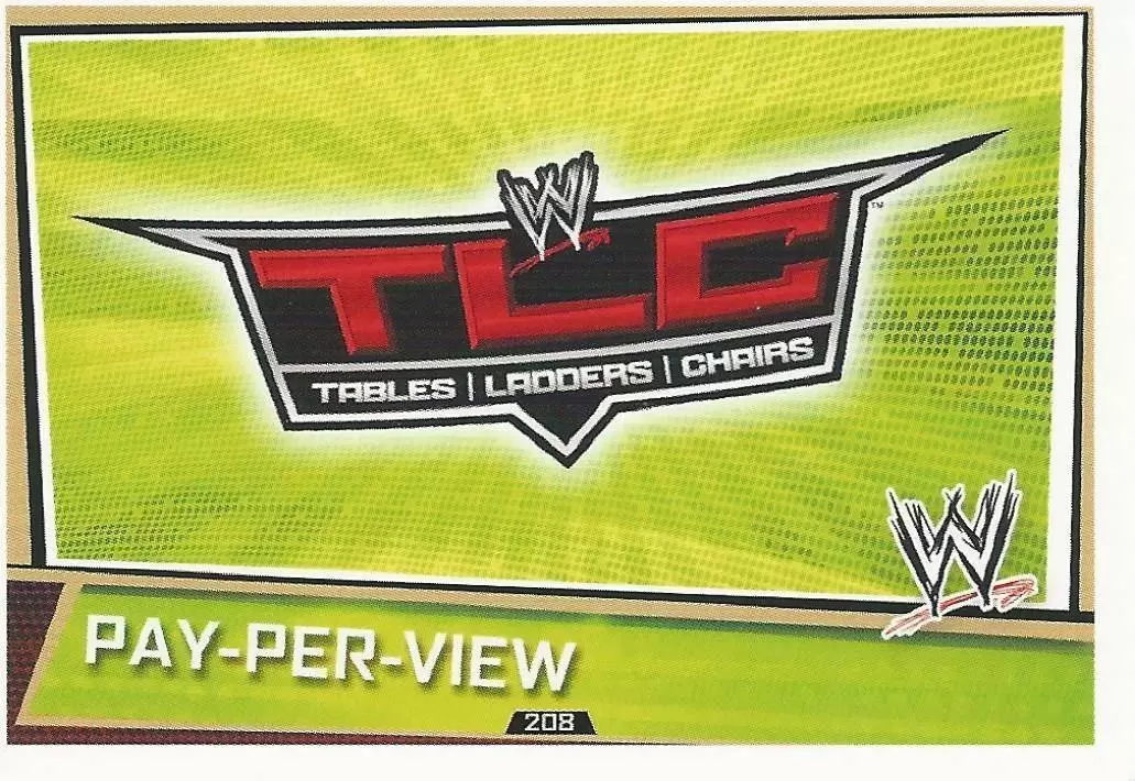 WWE Slam Attax Superstars Trading Cards - Tlc Tables Ladders Chairs