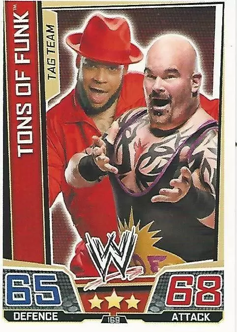 WWE Slam Attax Superstars Trading Cards - Tons Of Funk