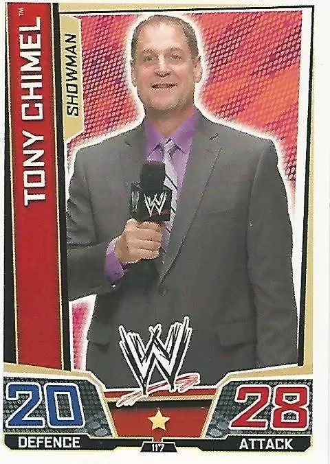 WWE Slam Attax Superstars Trading Cards - Tony Chimel