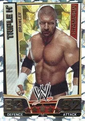 WWE Slam Attax Superstars Trading Cards - Triple H - Champion