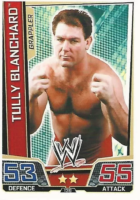 WWE Slam Attax Superstars Trading Cards - Tully Blanchard