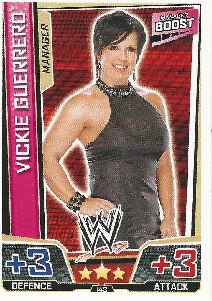 WWE Slam Attax Superstars Trading Cards - Vickie Guerrero