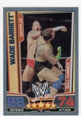 WWE Slam Attax Superstars Trading Cards - Wade Barrett