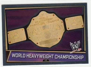 WWE Slam Attax Superstars Trading Cards - World Heavyweight Championship