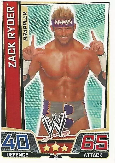 WWE Slam Attax Superstars Trading Cards - Zack Ryder