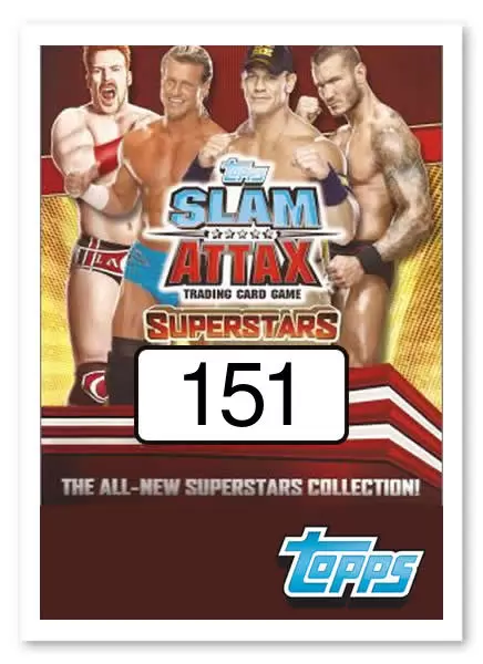WWE Slam Attax Superstars Trading Cards - Card 151