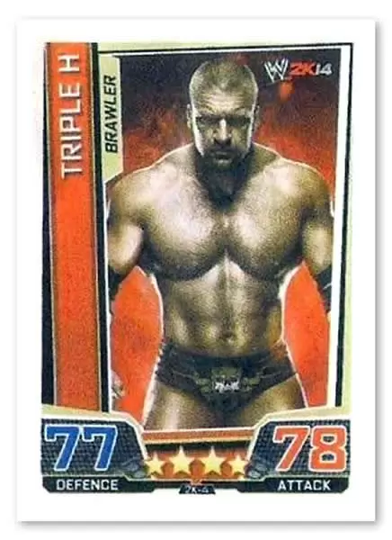 WWE Slam Attax Superstars Trading Cards - Triple H