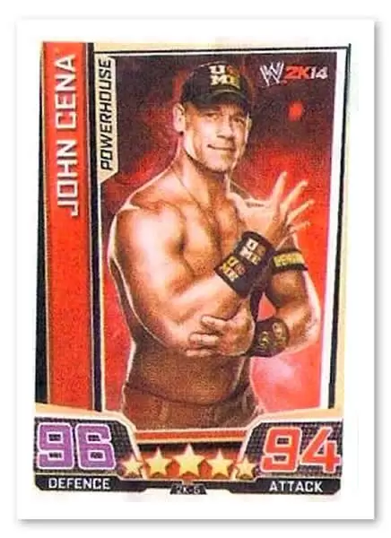 WWE Slam Attax Superstars Trading Cards - John CENA