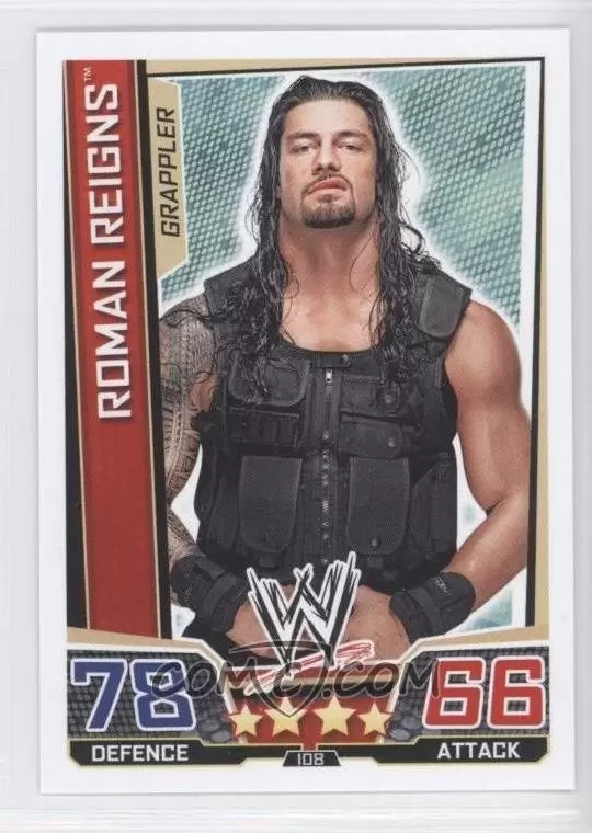 WWE Slam Attax Superstars Trading Cards - Roman Reigns