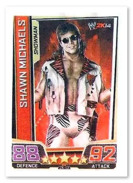 WWE Slam Attax Superstars Trading Cards - Shawn Michaels