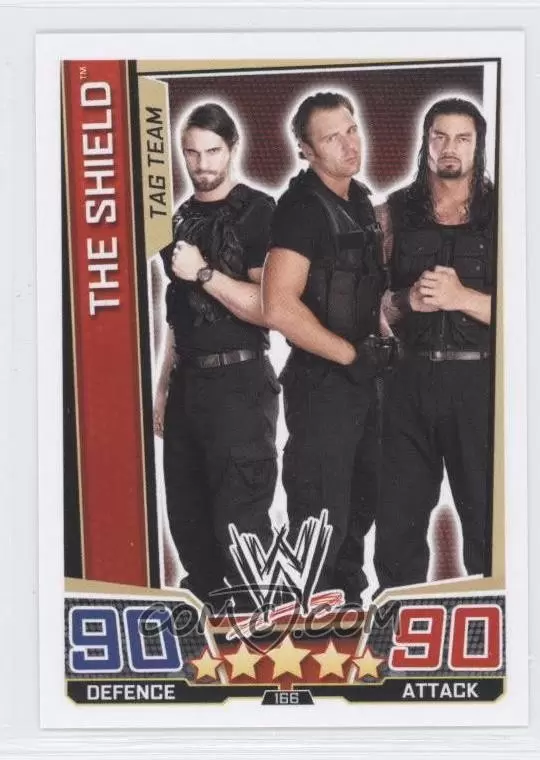 WWE Slam Attax Superstars Trading Cards - The Shield