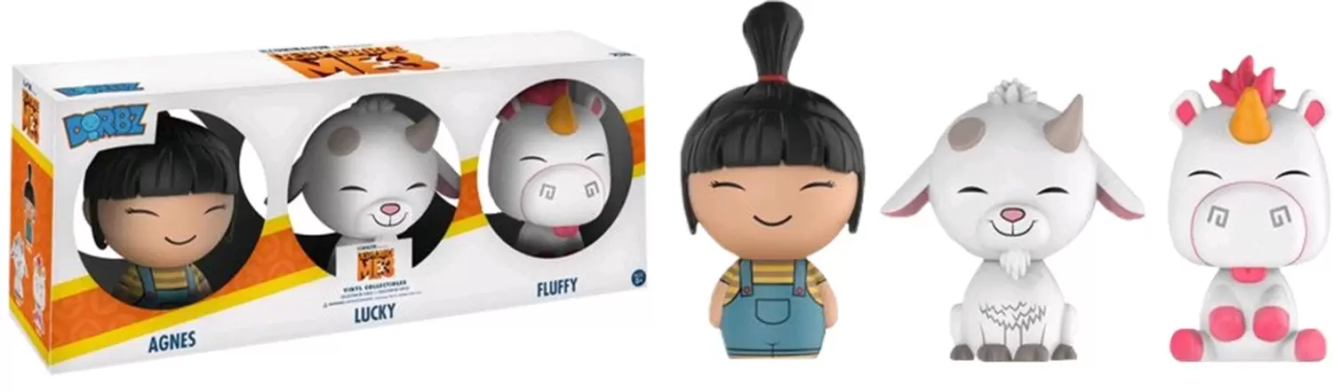 Dorbz - Despicable Me 3 - Agnes, Lucky And Fluffy 3 Pack
