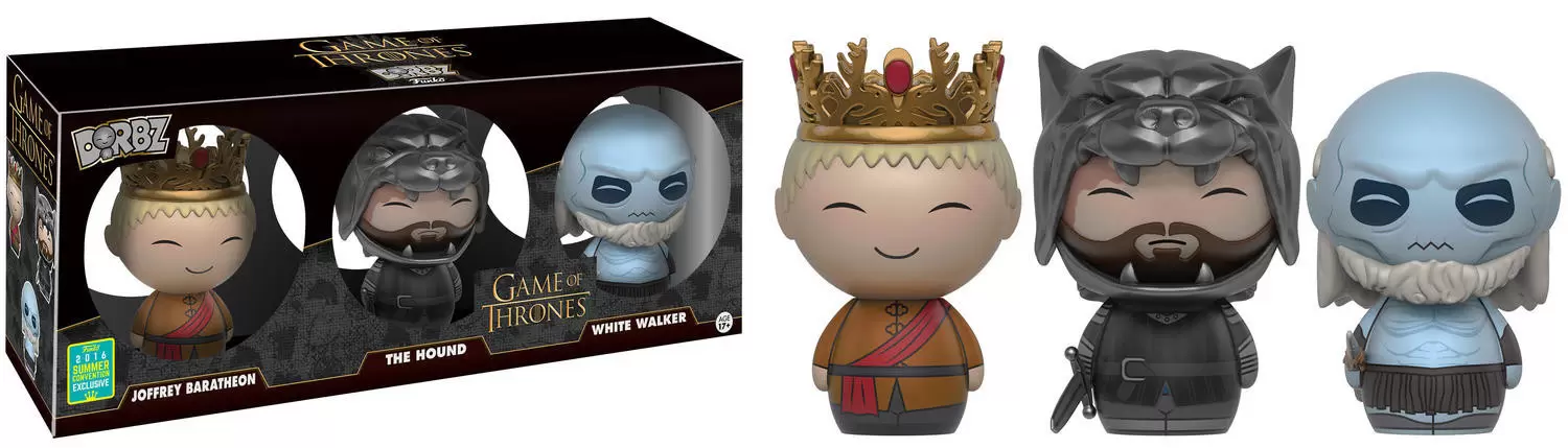 Dorbz - Game of Thrones - Joffrey, The Hound And White Walker 3 Pack