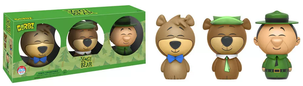 Dorbz - Hanna Barbera - Boo Boo, Yogi Bear And Ranger 3 Pack