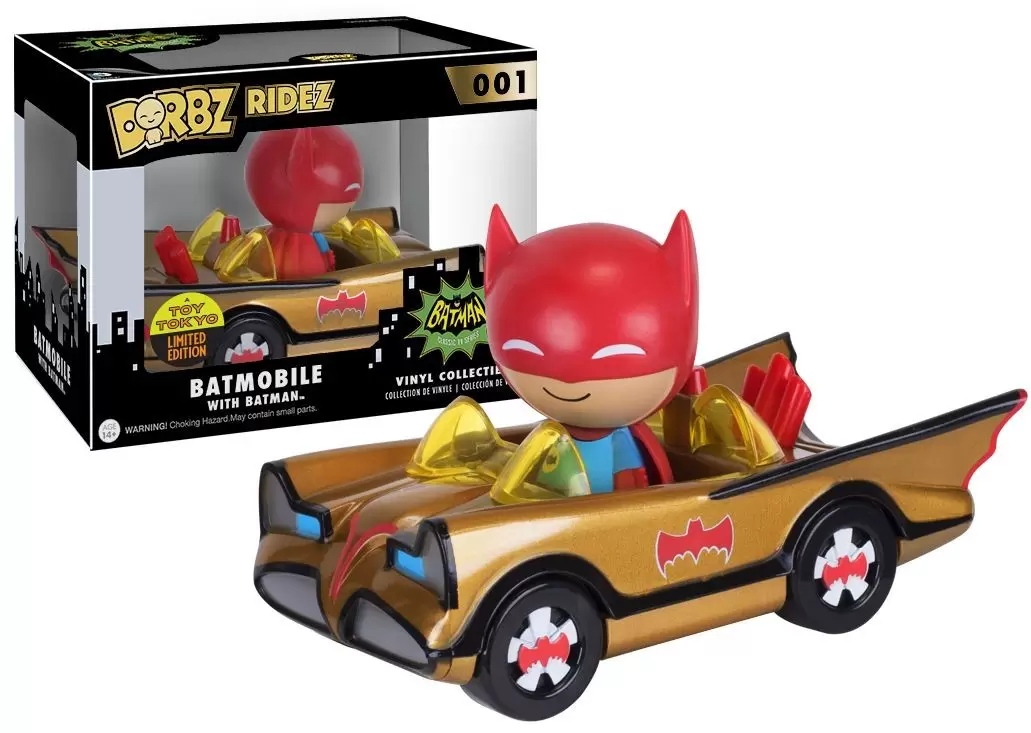 Funko Dorbz - 1966 Red Batman In Gold Batmobile
