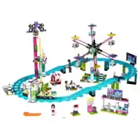Amusement Park Roller Coaster