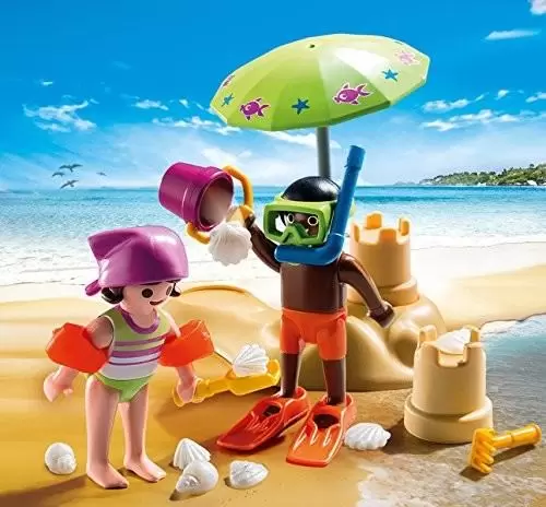 Playmobil SpecialPlus - Kids with Sand Castle