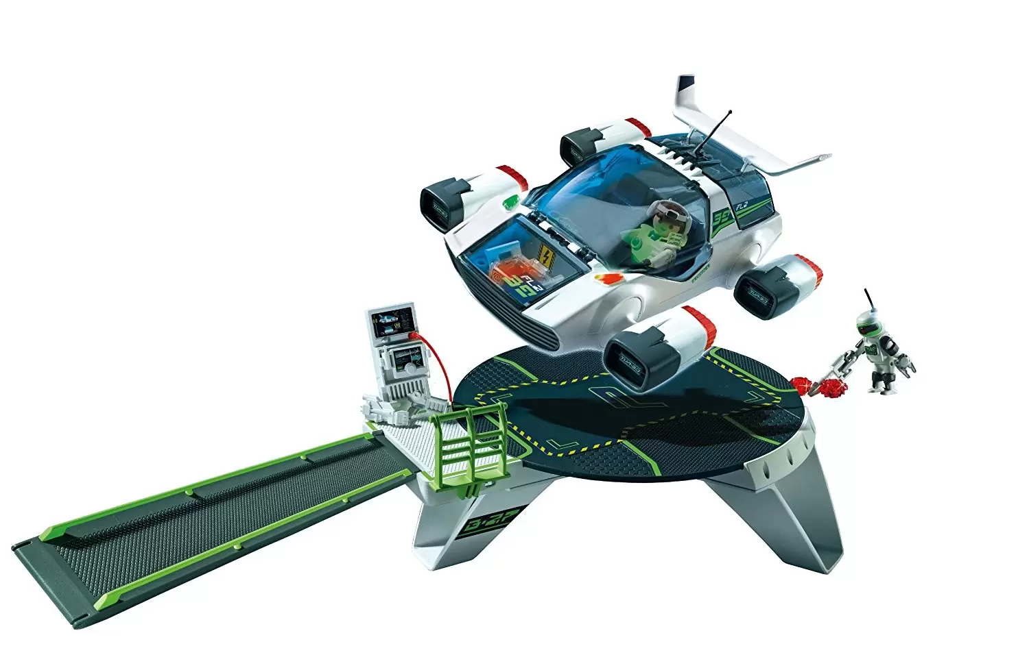 Playmobil Espace - Jet des E-Rangers avec rampe de lancement