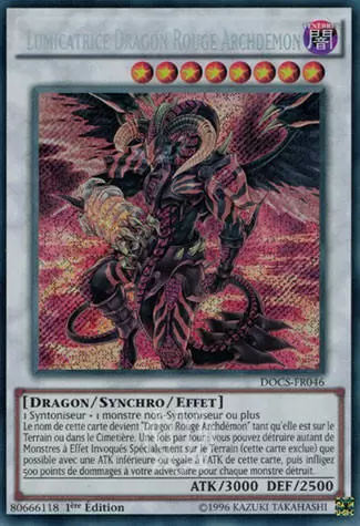 La Dimension du Chaos DOCS - Lumicatrice Dragon Rouge Archdémon