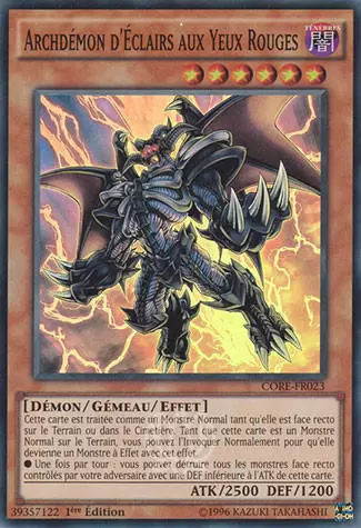 Le Choc des Rebellions CORE - Archdémon d\'Eclairs aux Yeux Rouges