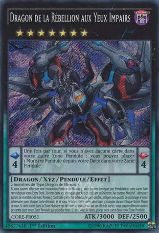 Le Choc des Rebellions CORE - Dragon de la Rébellion aux Yeux Impairs