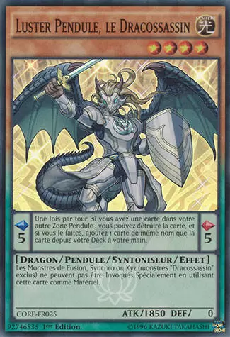 Le Choc des Rebellions CORE - Luster Pendule, le Dracossassin