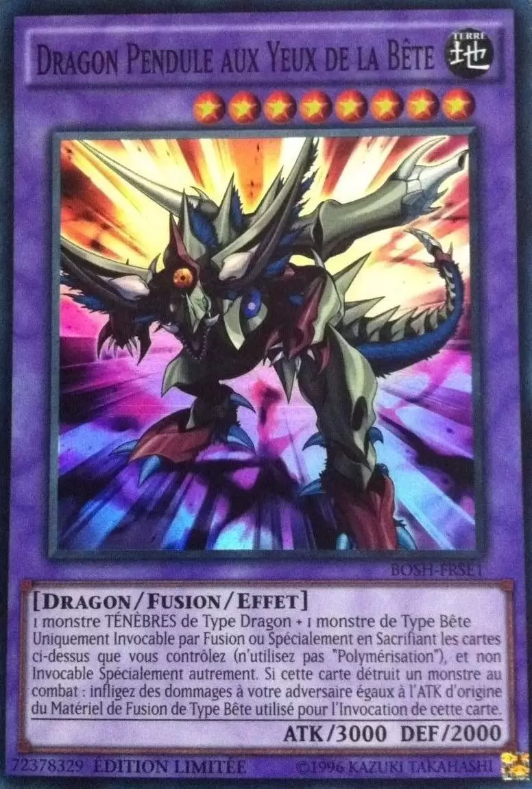 Les Destructeurs de l\'Ombre BOSH - Dragon Pendule aux Yeux de la Bête