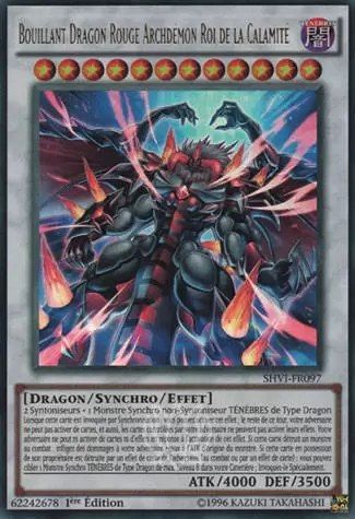 Les Victoires Scintillantes SHVI - Bouillant Dragon Rouge Archdémon Roi de la Calamité