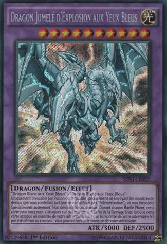 Les Victoires Scintillantes SHVI - Dragon Jumelé d\'Explosion aux Yeux Bleus