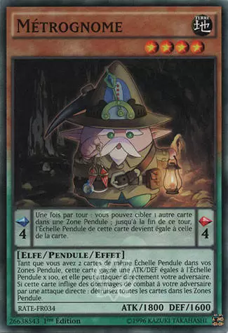 Tempête de Rage RATE - Métrognome