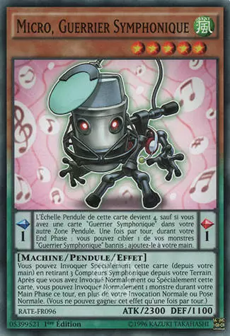 Tempête de Rage RATE - Micro, Guerrier Symphonique