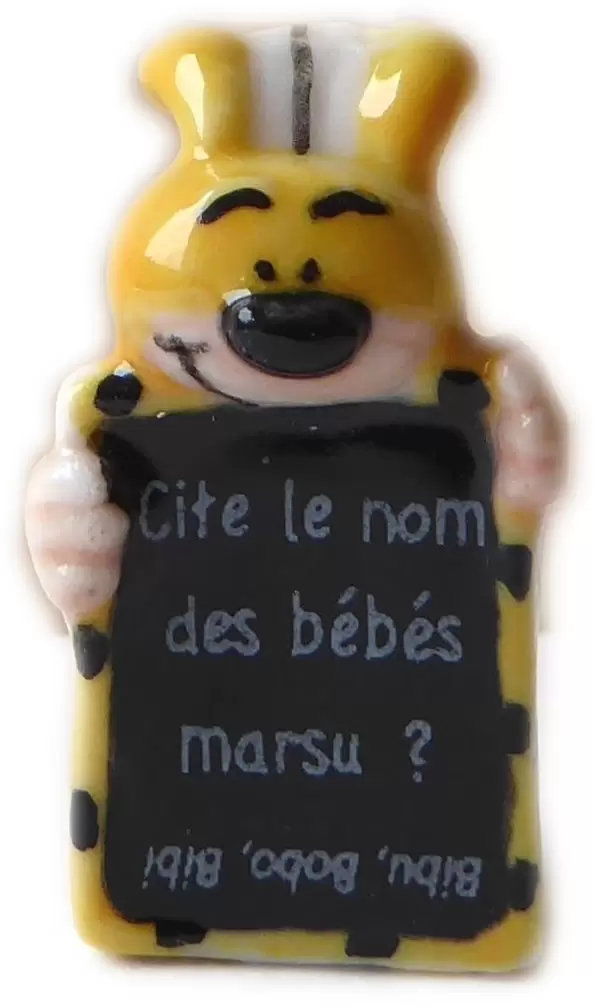 Fèves - Marsupilami Le Quiz 2015 - Cite le nom des bébés Marsu ?