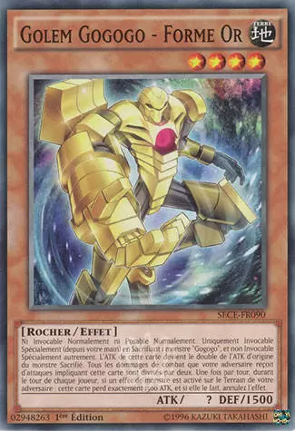 Les Secrets de l\'Eternité SECE - Golem Gogogo - Forme Or
