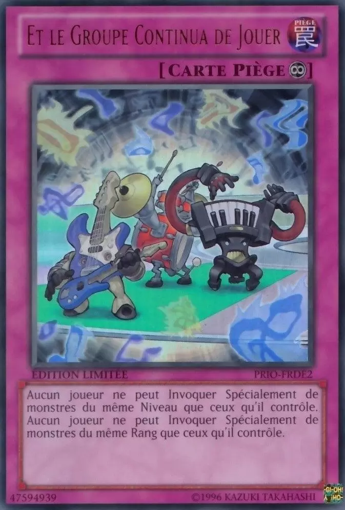 Origine Primitive PRIO - Et le Groupe Continua de Jouer