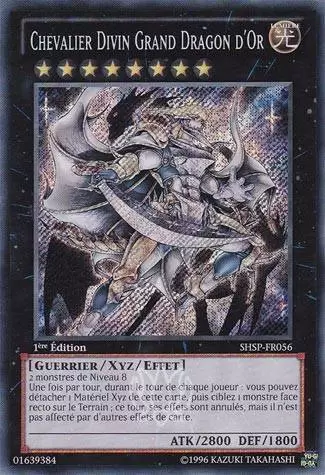 Spectres de l\'Ombre SHSP - Chevalier Divin Grand Dragon d\'Or