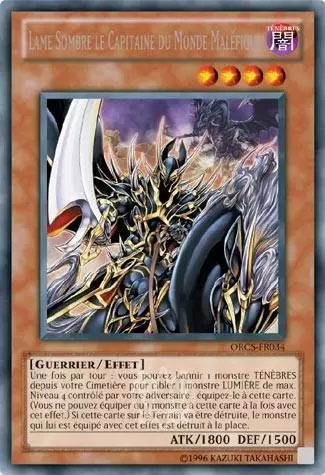 L\'Ordre du Chaos ORCS - Lame Sombre le Capitaine du Monde Maléfique
